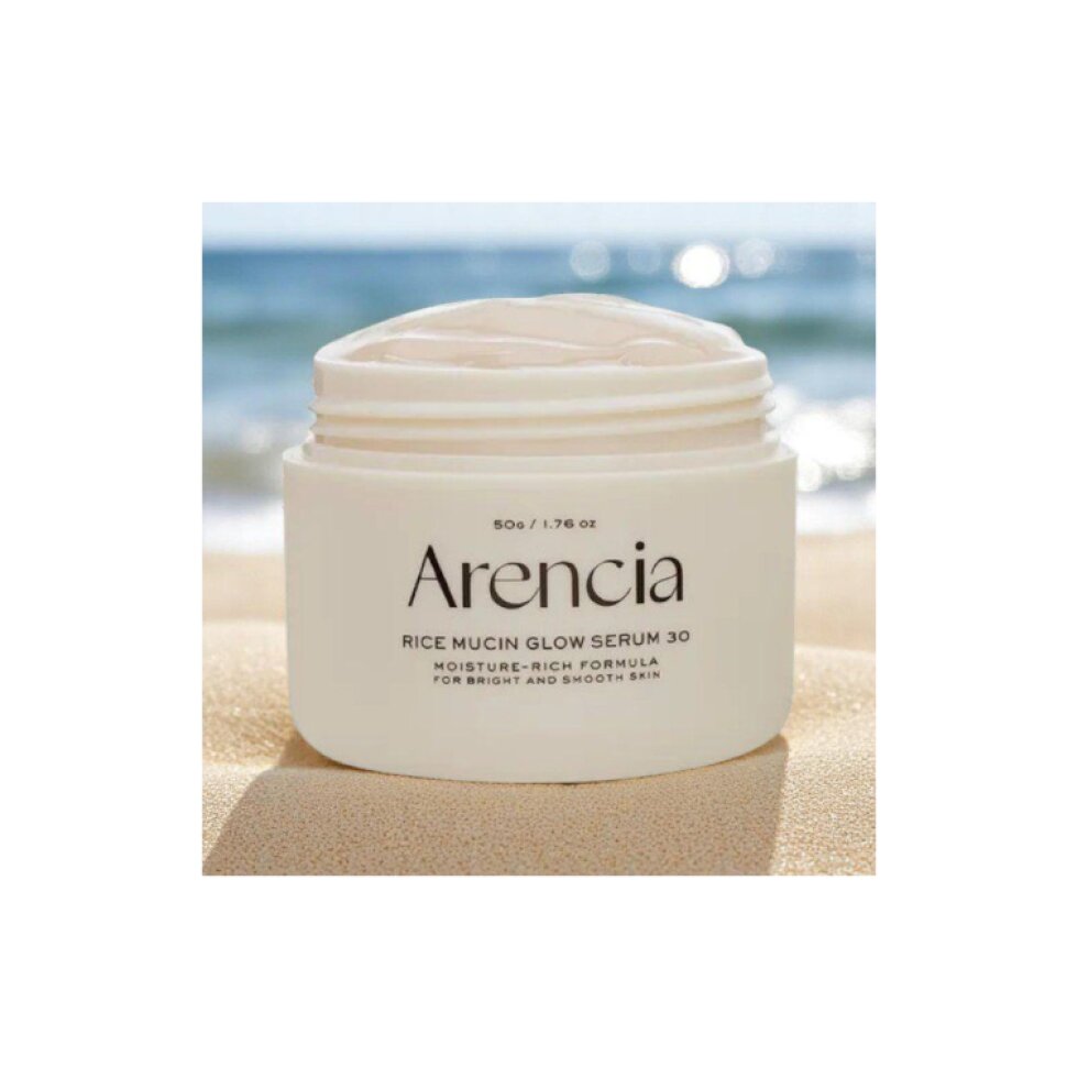 ARENCIA - Rice Mucin Glow Serum 30 - Rozjasňující sérum s fermentovanou rýží - 50 ml