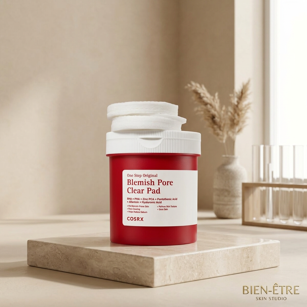 Cosrx - One Step Original Blemish Pore Clear Pad - Čisticí tampónky proti nedokonalostem a na stažení pórů - 100 ks