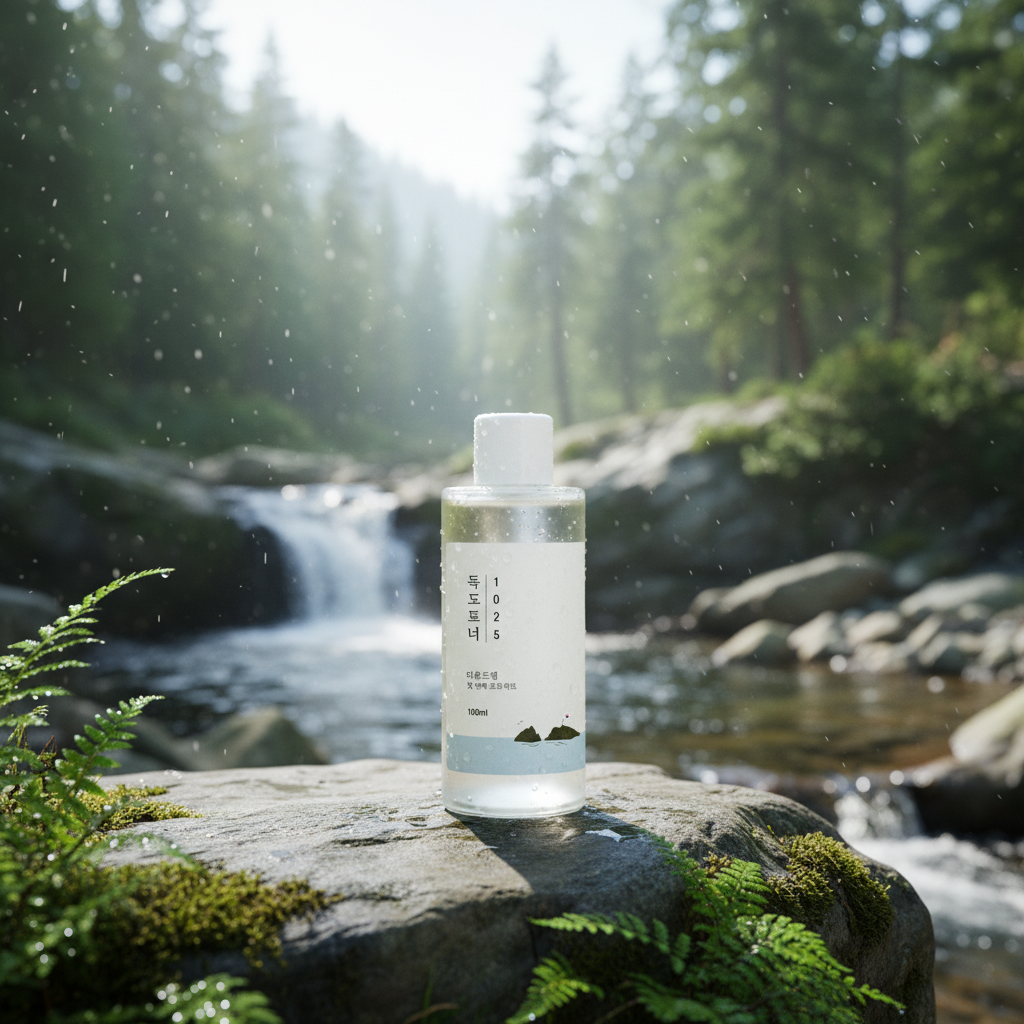 ROUND LAB - 1025 Dokdo Toner - Exfoliační hydratační pleťový toner - 100 ml