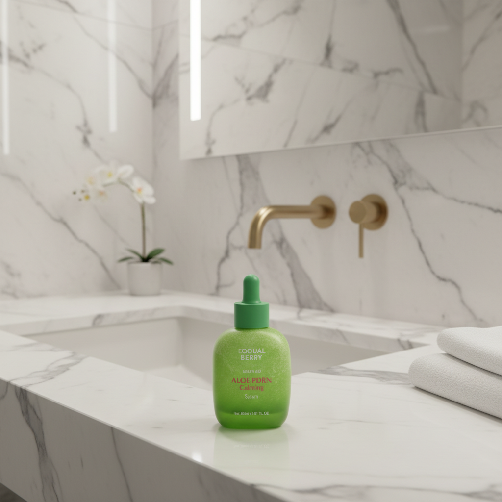EQQUALBERRY - Aloe PDRN Calming Serum - Zklidňující sérum s aloe a PDRN - 30 ml