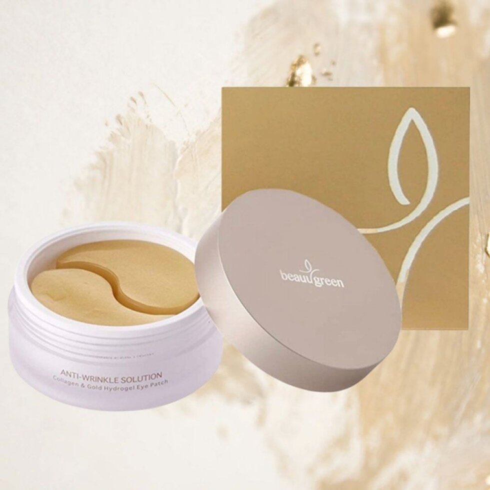 Beauugreen - Collagen & Gold Hydrogel Eye Patch - Hydrogelové polštářky pod oči s kolagenem - 60ks/100ml