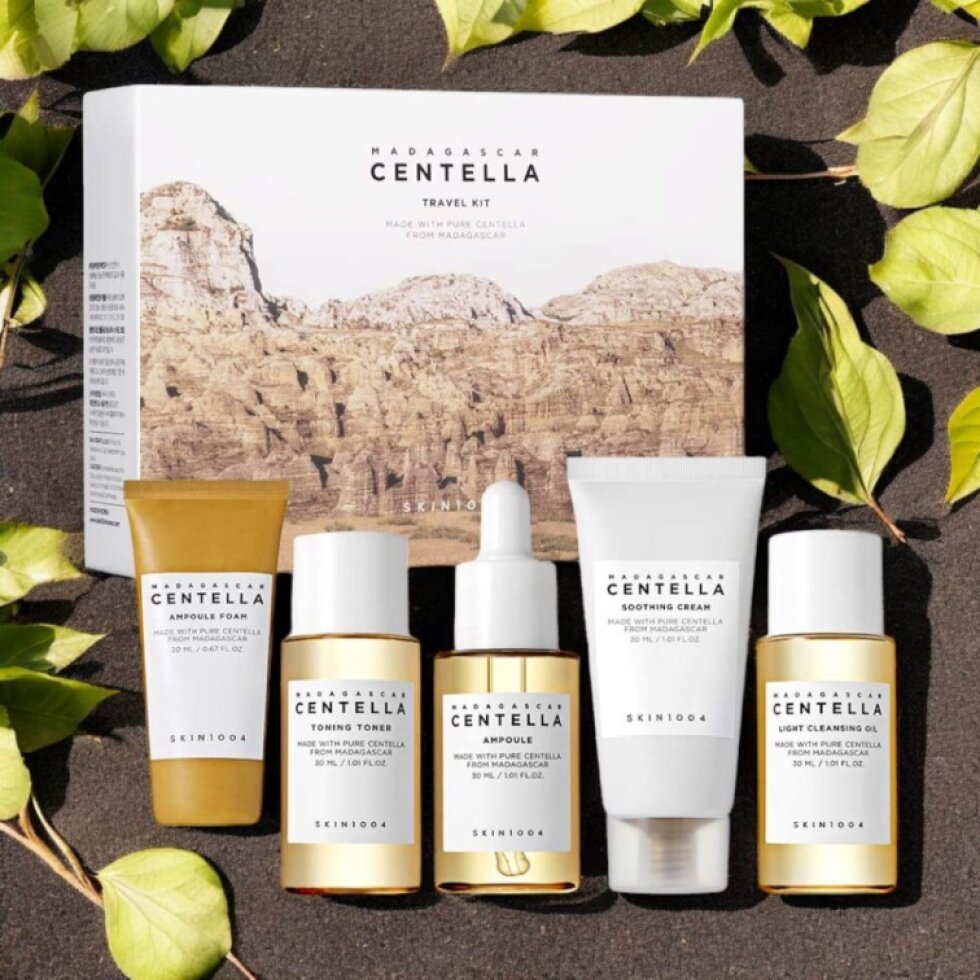 SKIN1004 - Madagascar Centella Travel Kit - Cestovní sada produktů s centellou - 5 ks