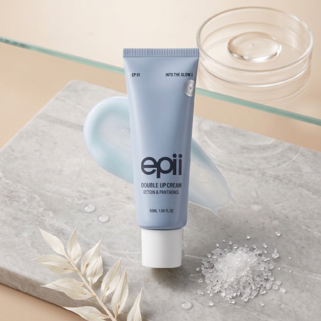 EPII - Double Up Cream Ectoin & Panthenol - Intenzivní zklidňující a ochranný krém s ektoinem a panthenolem - 50 ml