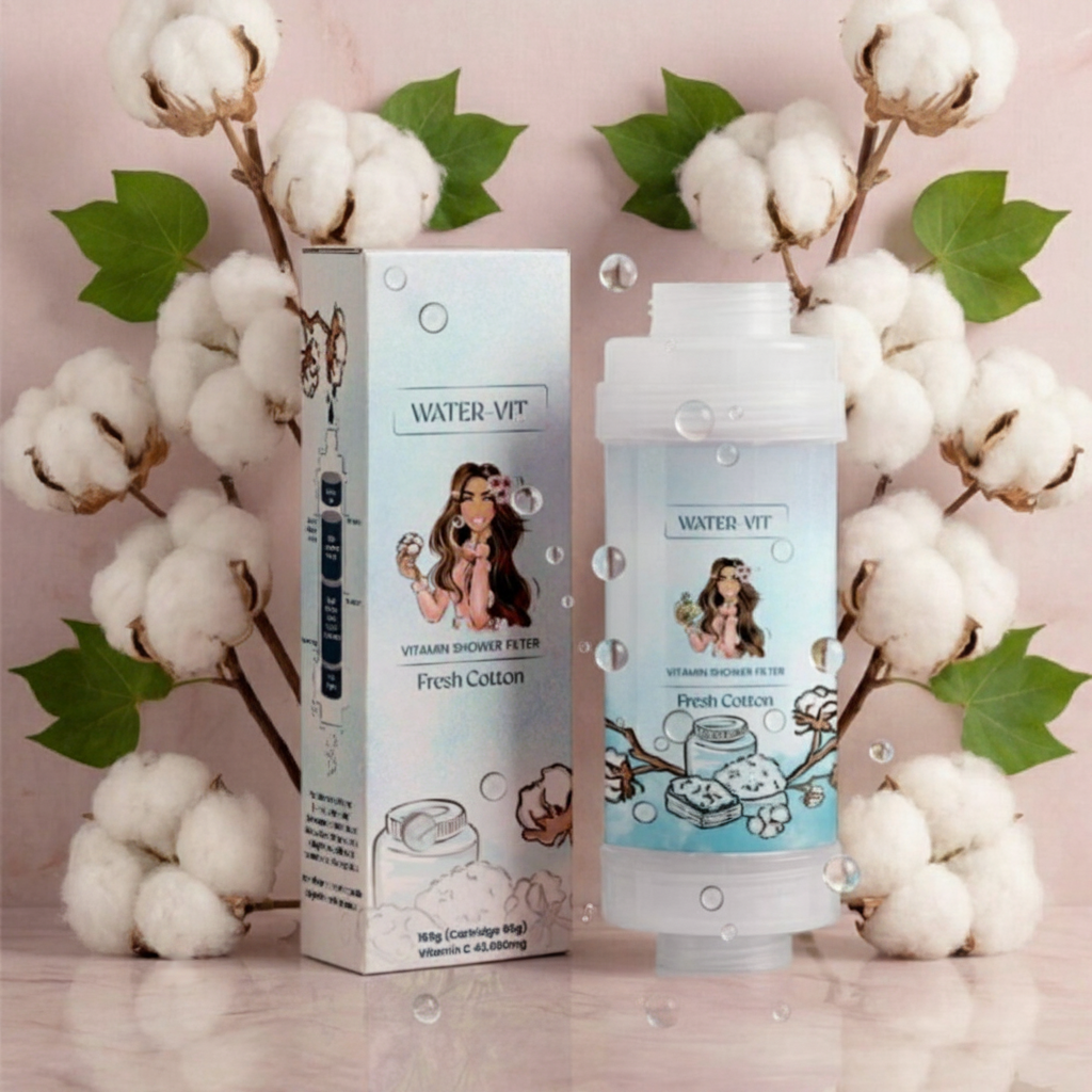 KOREJSKÁ KRÁSA - Vitamin Shower Filter - Vitaminový filtr do sprchy - FRESH COTTON - 1ks