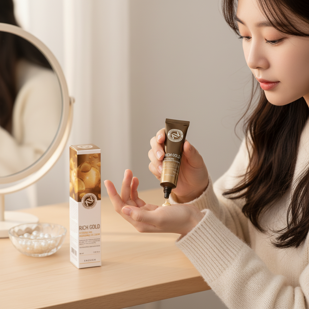 ENOUGH - Rich Gold Intensive Pro Nourishing Eye Cream - Bohatý intenzivní vyživující oční krém - 30 ml