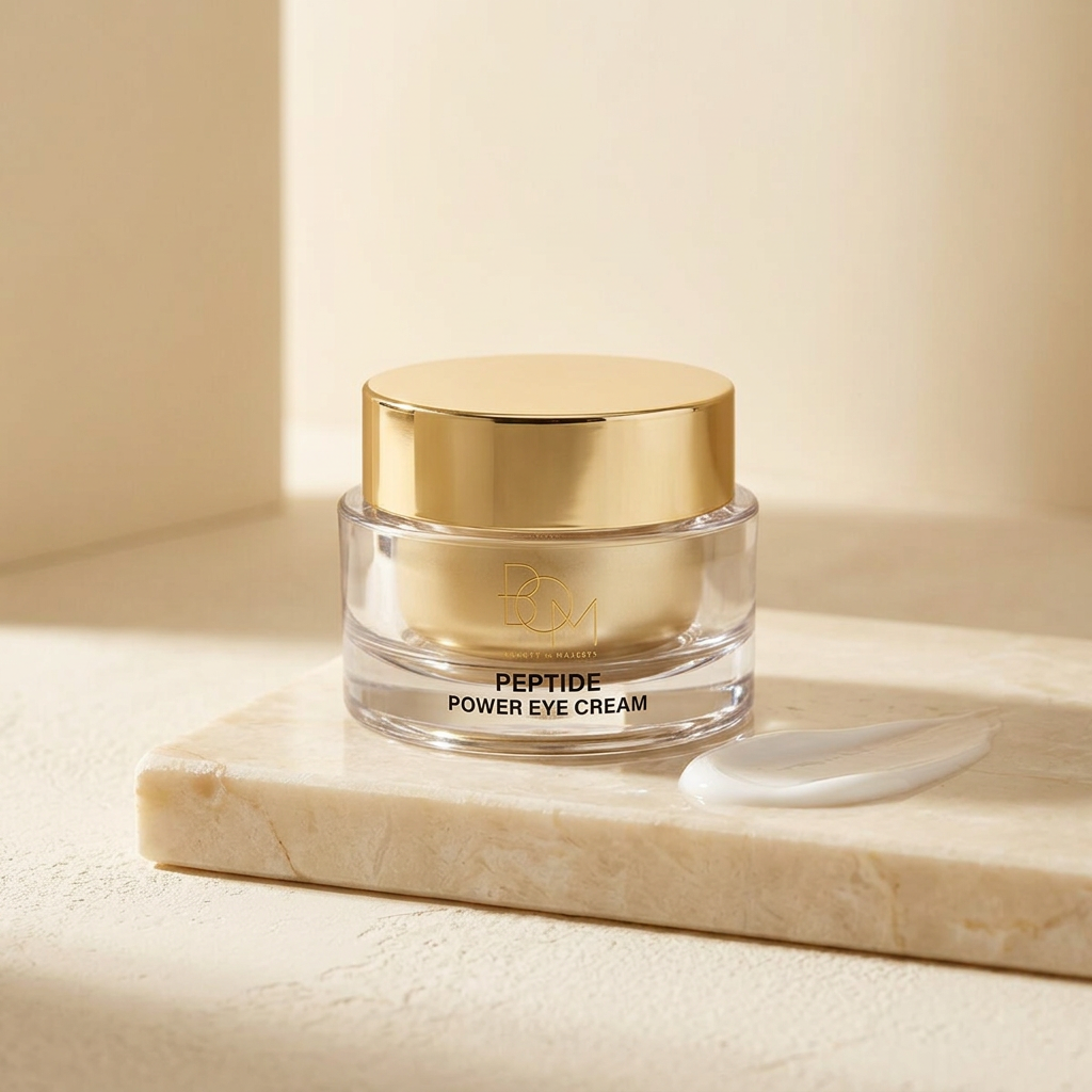 B.O.M. - Peptide Power Eye Cream - Protivráskový peptidový oční krém s 24K zlatem - 30 g