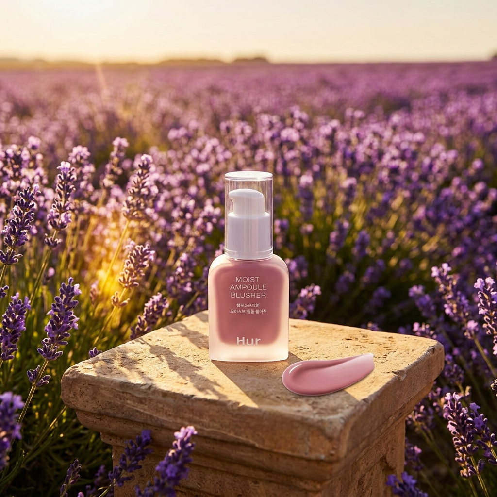 HOUSE OF HUR - Moist Ampoule Blusher - Hydratační tekutá tvářenka LAVENDER FLUSH - 20 ml