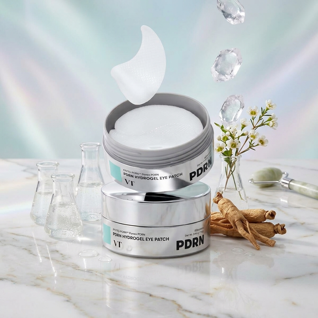 VT - PDRN Hydrogel Eye Patch - Zpevňující hydrogelové polštářky pod oči s PDRN - 60 ks