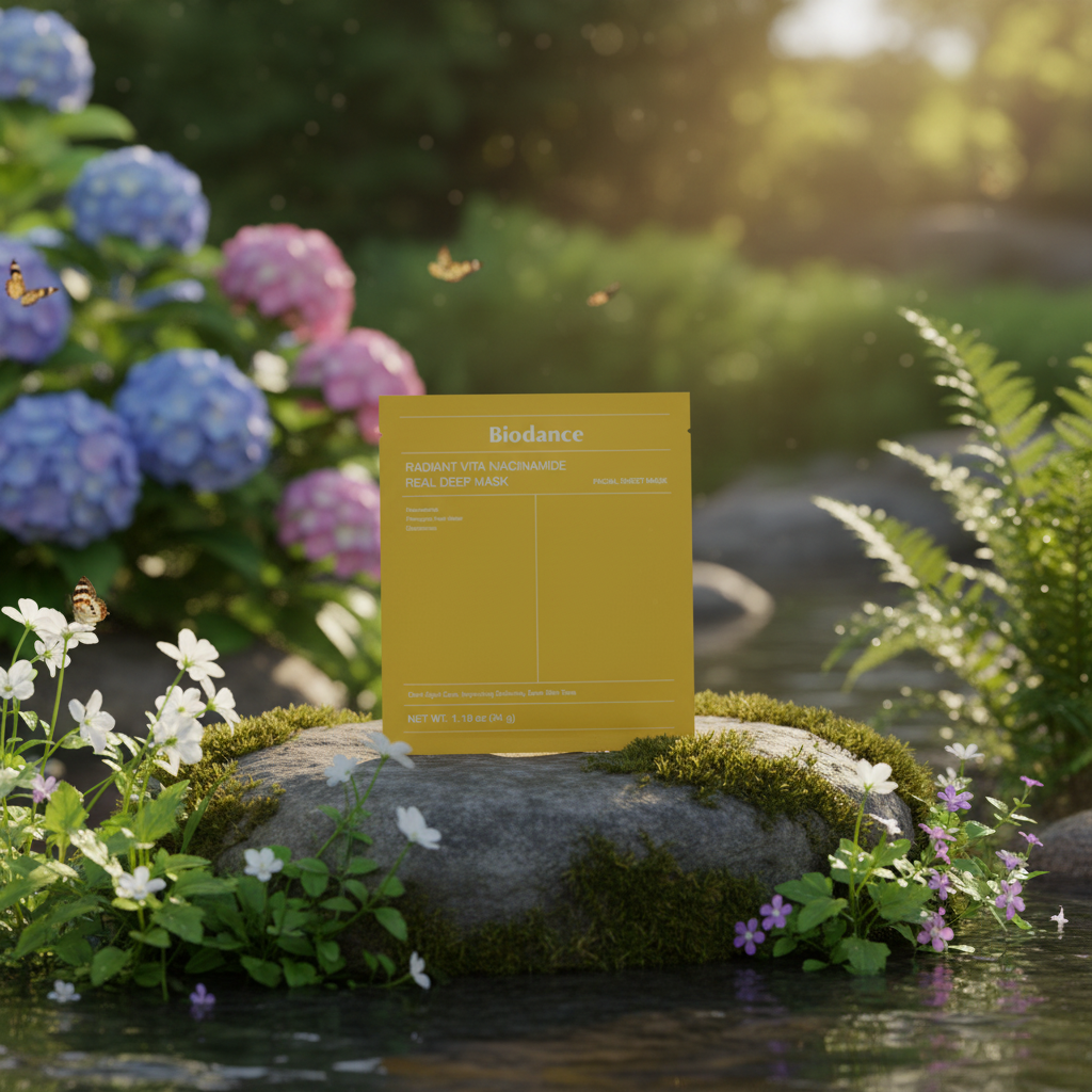 BIODANCE - Radiant Vita Niacinamide Real Deep Mask - Rozjasňující hydrogelová maska - 34 g