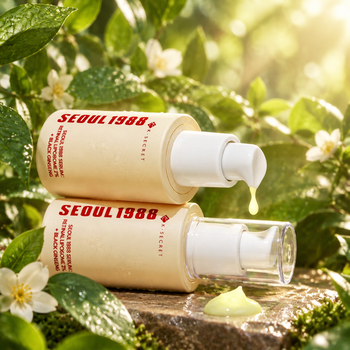 KSECRET - SEOUL 1988 Serum : Retinal Liposome 2% + Black Ginseng - SEOUL 1988 Sérum: Retinal Liposom 2 % + Černý ženšen - 30 ml