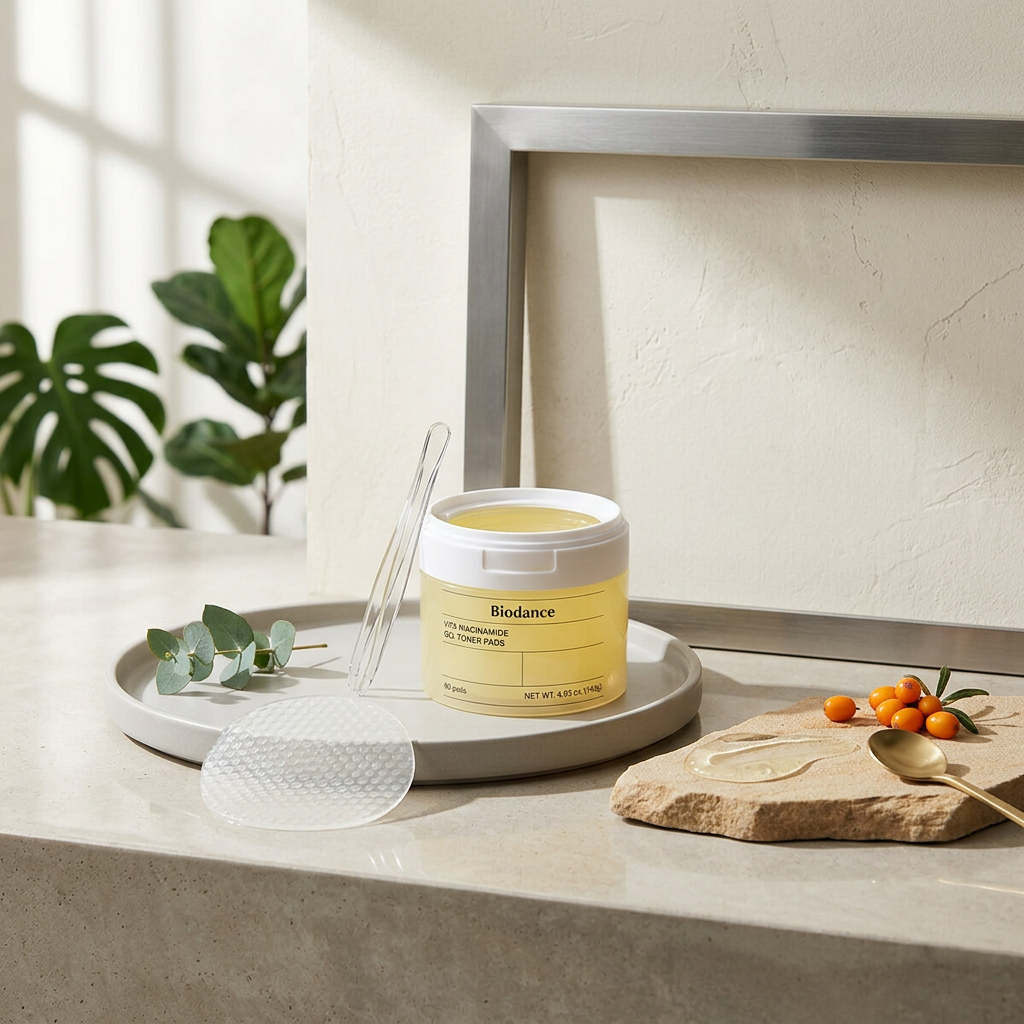 BIODANCE - Vita Niacinamide Gel Toner Pads - Gelové tonerové tamponky s niacinamidem - 60 ks / 140 g