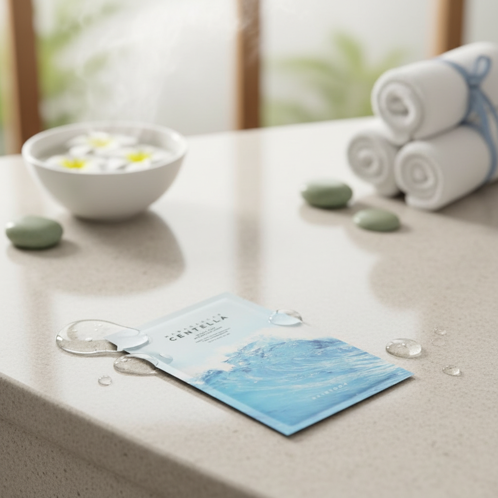 SKIN1004 - Madagascar Centella Hyalu-Cica Hydrating Mask - Hydratační, zklidňující plátýnková maska s centellou - 23 ml