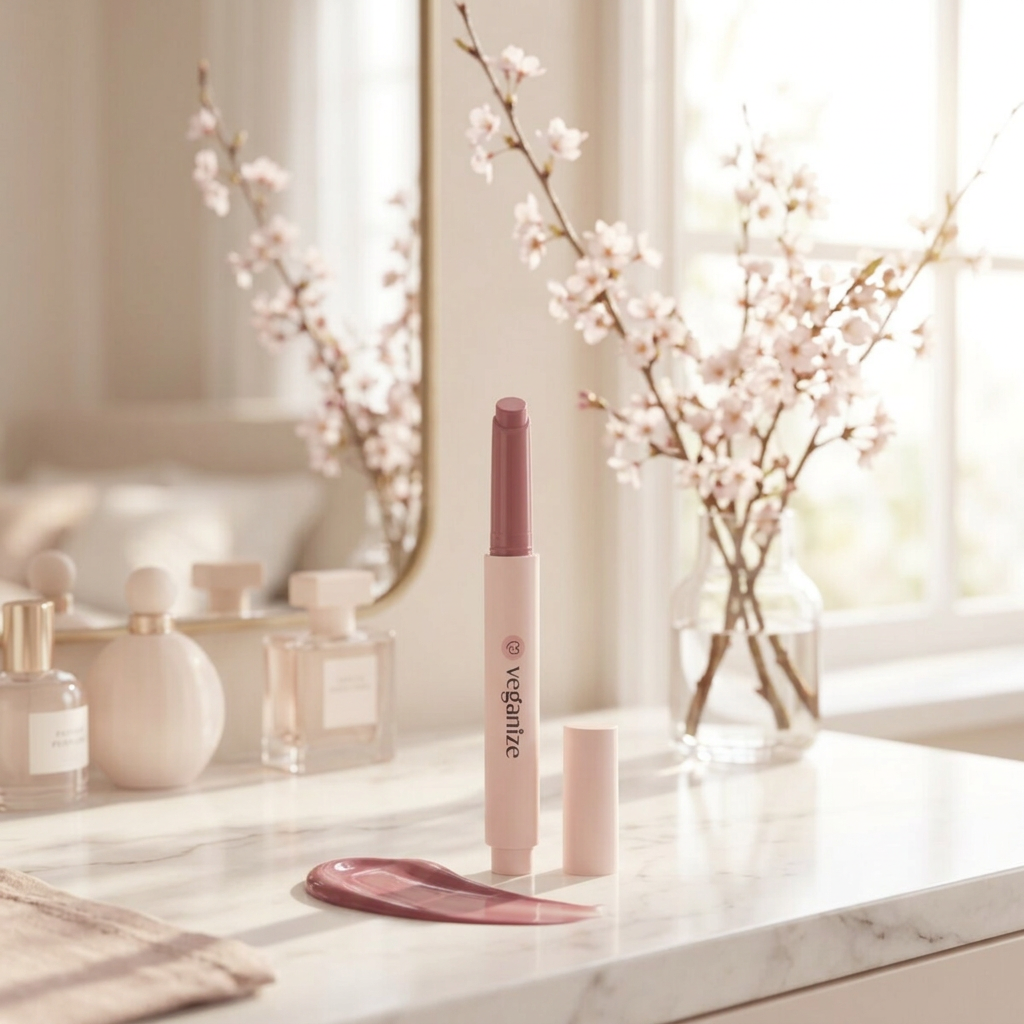 VEGANIZE - Collagen Lip Glass Balm 09. Mauve Plum - Kolagenový balzám na rty - 1,8 g