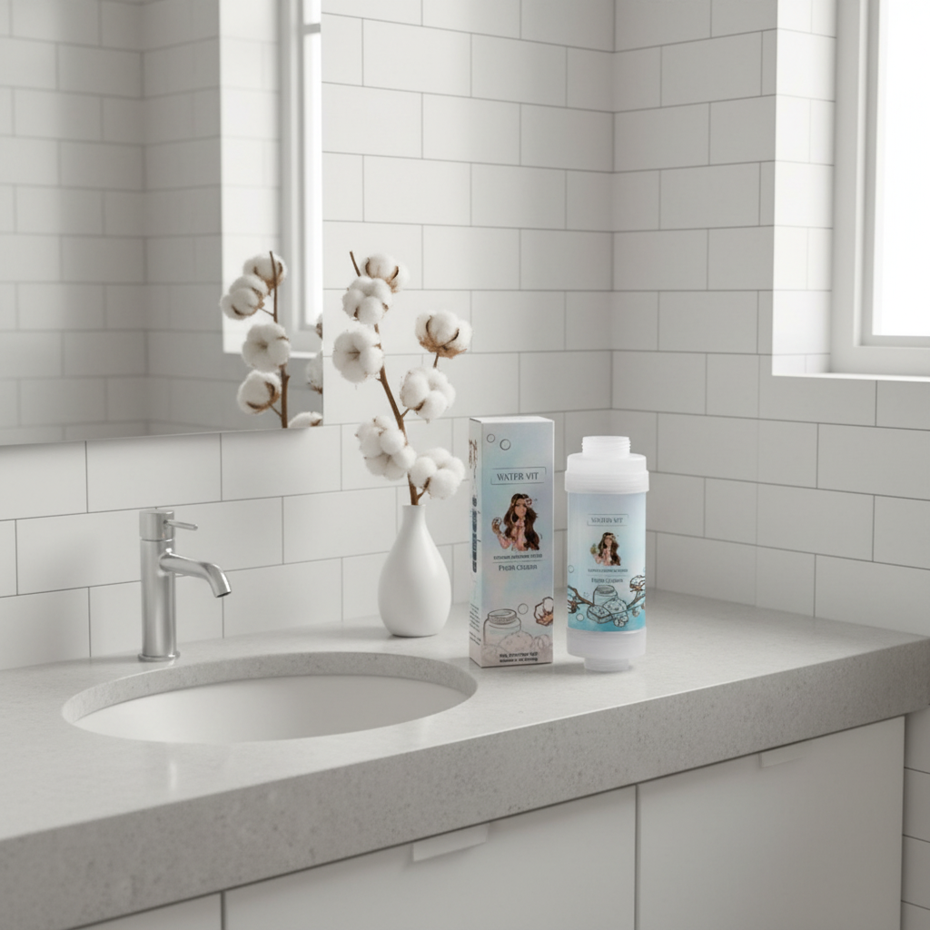 KOREJSKÁ KRÁSA - Vitamin Shower Filter - Vitaminový filtr do sprchy - FRESH COTTON - 1ks