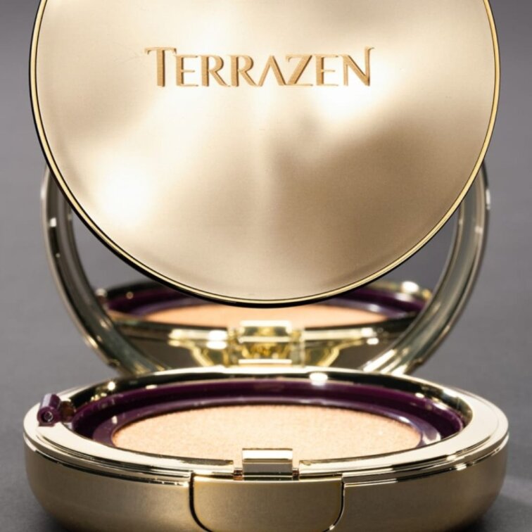 TERRAZEN - Perfect Finish Cushion, Anti Wrinkle Flawless Longwear SPF50+ - Dlouhotrvající pečující cushion make-up s SPF 50 - 15 + 15 g odstín 23