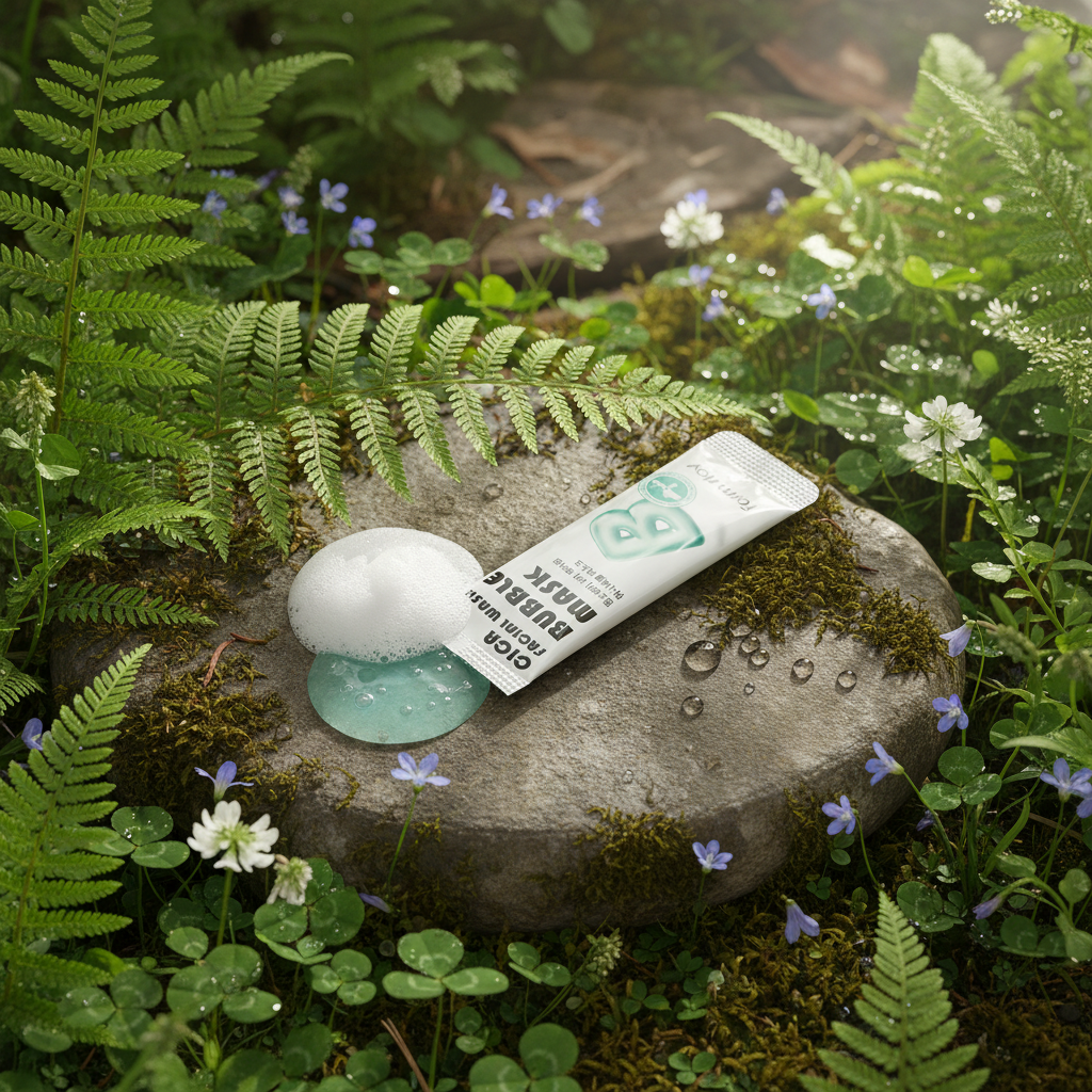 FARM STAY - Cica Facial Wash Bubble Mask - Bublinková maska s centellou - 20 x 5ml