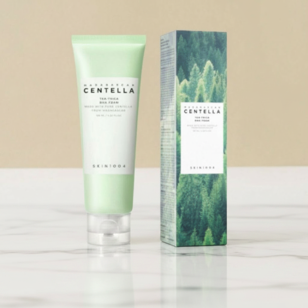 SKIN1004 - Madagascar Centella Tea-Trica BHA Foam - Čisticí pěna s kyselinou salicylovou a pupečníkem asijským - 125 ml