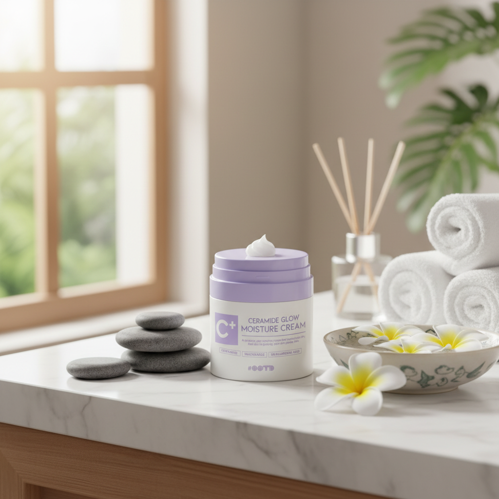 Ootd - Ceramide Glow Moisture Cream - Hydratační krém s ceramidy pro zářivou pleť - 50 ml
