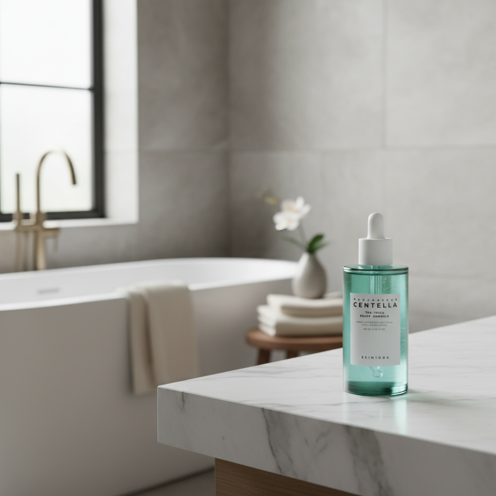 SKIN1004 - Madagascar Centella Tea-Trica Relief Ampoule - Zklidňující sérum pro aknózní pleť - 100 ml