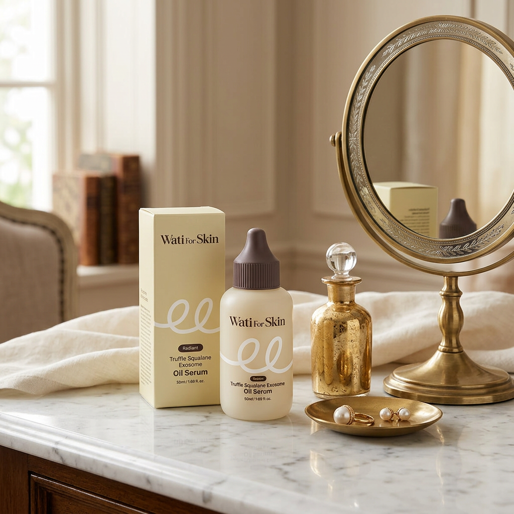 WATI FOR SKIN - Truffle Squalane Exosome Oil Serum - Luxusní pleťové olejové sérum s lanýži a skvalanem - 50 ml