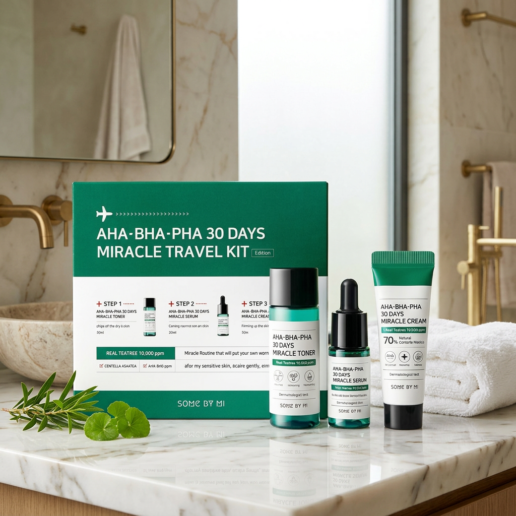 SOME BY MI - AHA∙BHA∙PHA 30 Days Miracle Travel Kit - Sada s AHA, BHA a PHA kyselinami pro čistou pleť