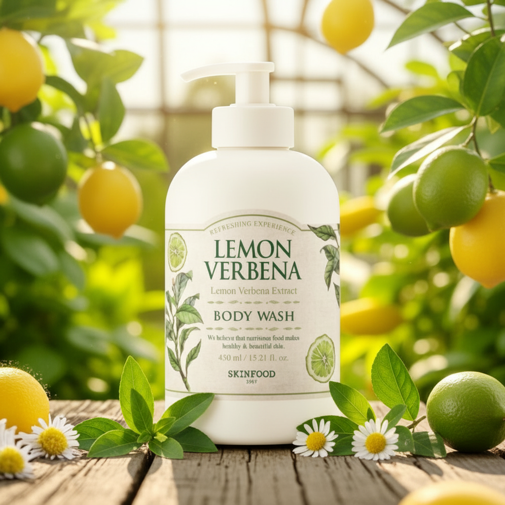 SKINFOOD - Lemon Verbena Body Wash - Sprchový gél s citrónovou verbénou - 450 ml