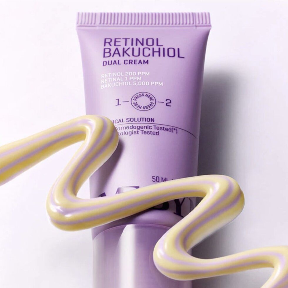 SOME BY MI - Retinol Bakuchiol Dual Cream - dvoufázový krém s retinolem a bakuchiolem - 50 ml