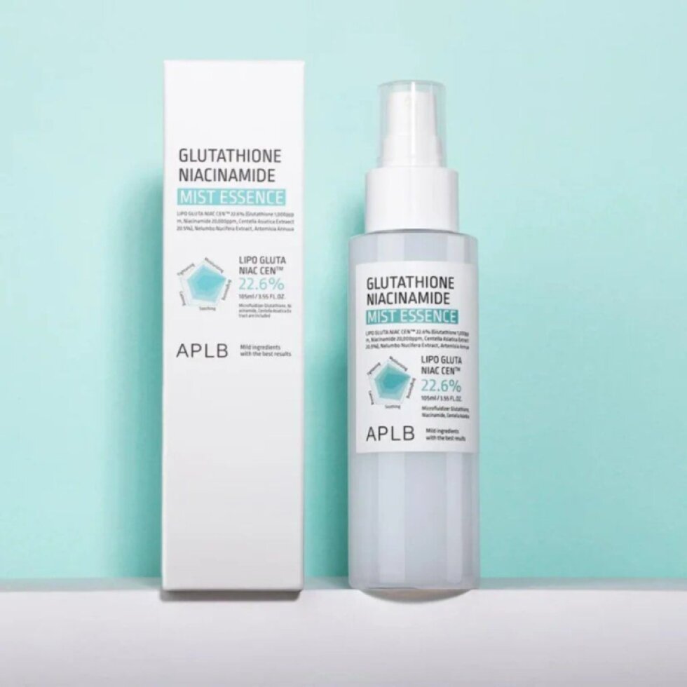 APLB - Glutathione Niacinamide Mist Essence - Multifunkční mléčná essence s rozjasňujícím účinkem -105 ml