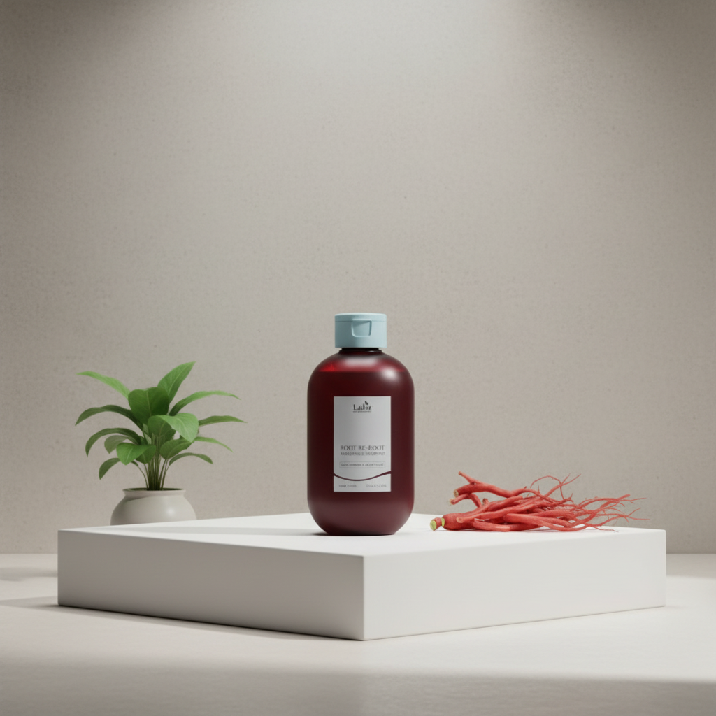 Lador - Root Re-Boot Awakening Shampoo Red Ginseng & Beer Yeast - Šampon proti vypadávaní vlasů s ženšenem a pivními kvasnicemi - 300 ml