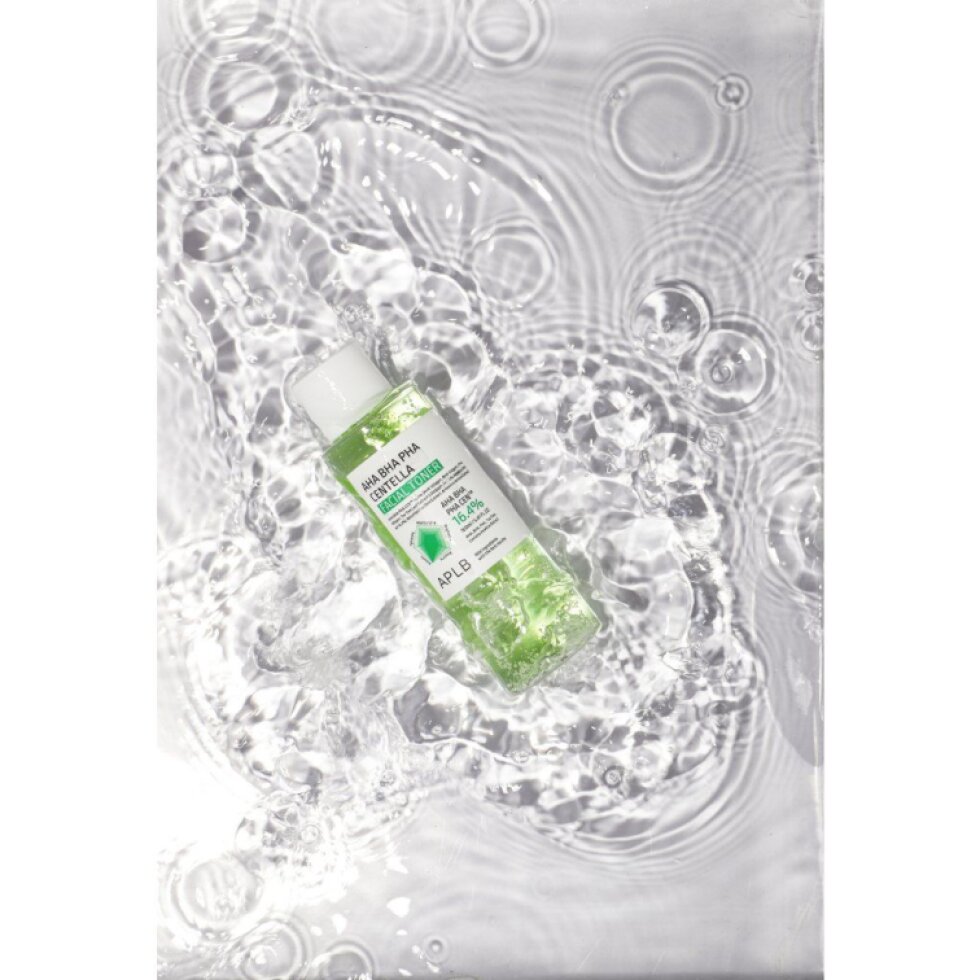 APLB - AHA BHA PHA Centella Facial Toner - Exfoliační, zklidňující toner s centelou a kyselinami - 160 ml