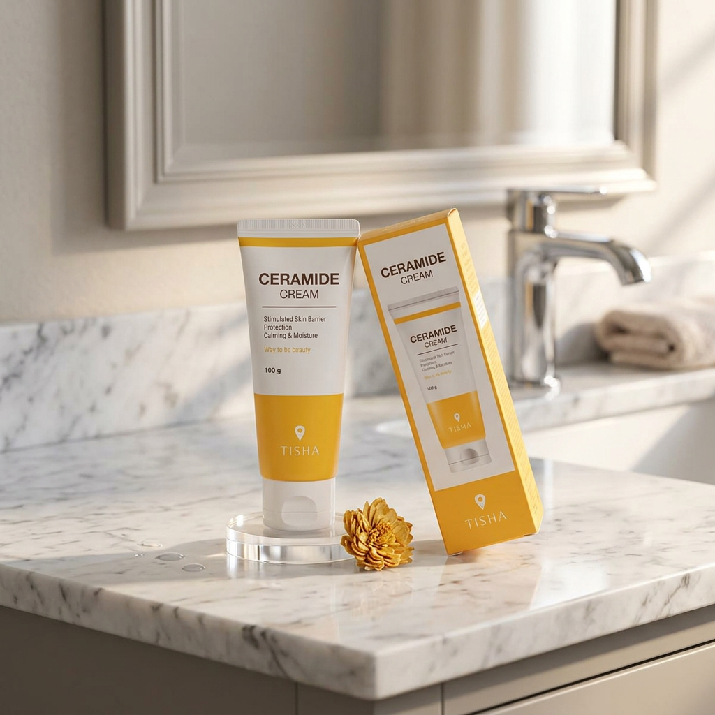 TISHA - Ceramide Cream - Intenzivní regenerační krém s ceramidy - 100 ml