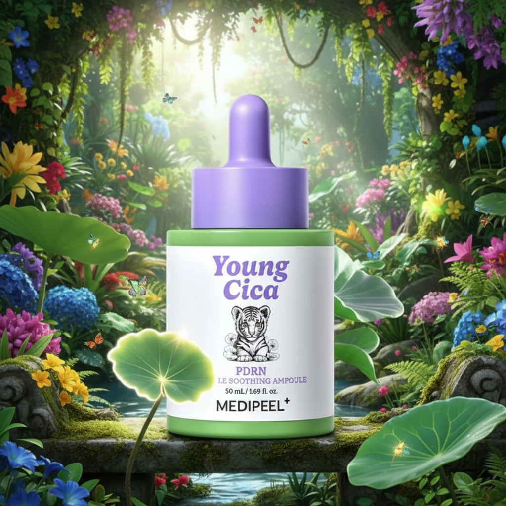 MEDI-PEEL- Young Cica PDRN Trouble Soothing Ampoule - Zklidňující ampule Young Cica s PDRN pro problematickou pleť - 50 ml