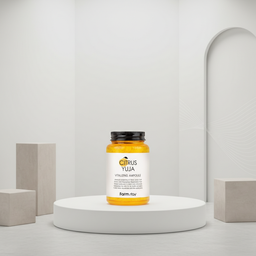 Farm Stay - Citrus Yuja Vitalizing Ampoule - Hydratační ampule s vitaminem C - 250 ml