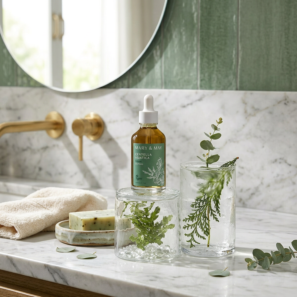 Mary & May - Centella Asiatica Serum - Zklidňující pleťové sérum s centella asiatica - 80ml