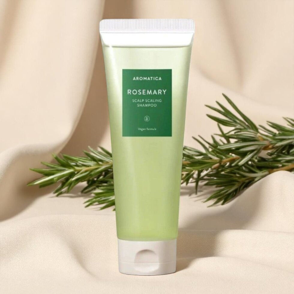 AROMATICA - Rosemary Scalp Scaling Shampoo - Hloubkově čisticí, povzbuzující šampon s rozmarýnem - 180 ml