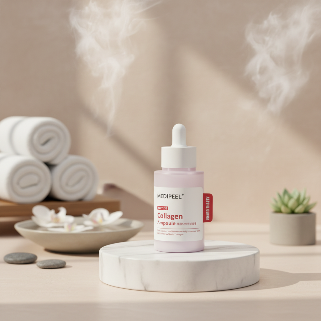 MEDI-PEEL - Red Lacto Peptide Collagen Tightening Ampoule - Kolagenové sérum pro celkové zlepšení pleti - 50 ml