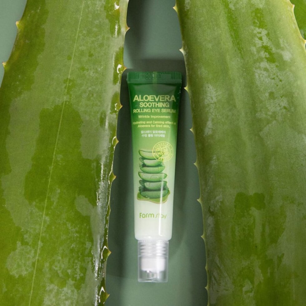 Farm Stay - Aloe Vera Soothing Rolling Eye Serum - Oční Sérum s Aloe Vera - 25ml