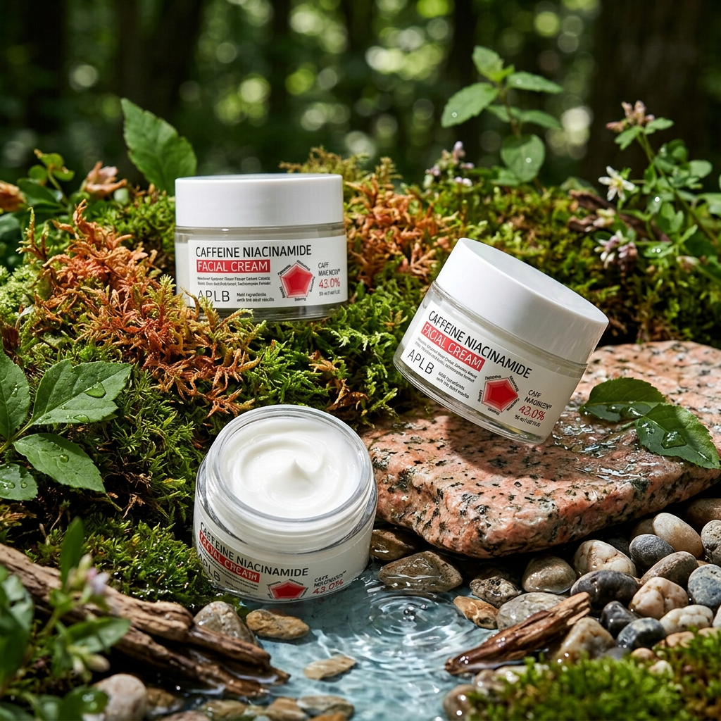 APLB - Caffeine Niacinamide Facial Cream - Pečující krém s kofeinem a niacinamidem - 55 ml