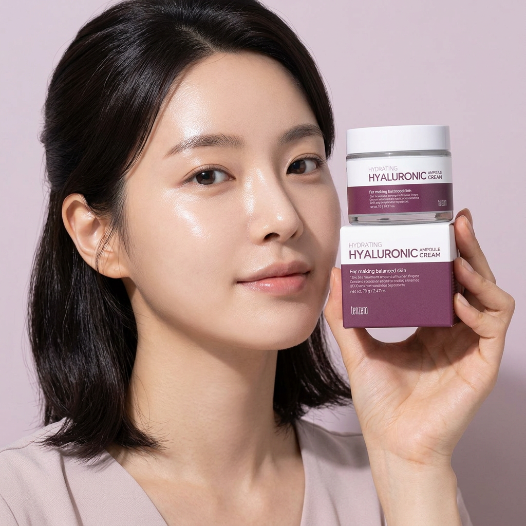 TENZERO - Hydrating Hyaluronic Ampoule Cream 2X - Hydratační hyaluronový ampulkový krém - 70 g