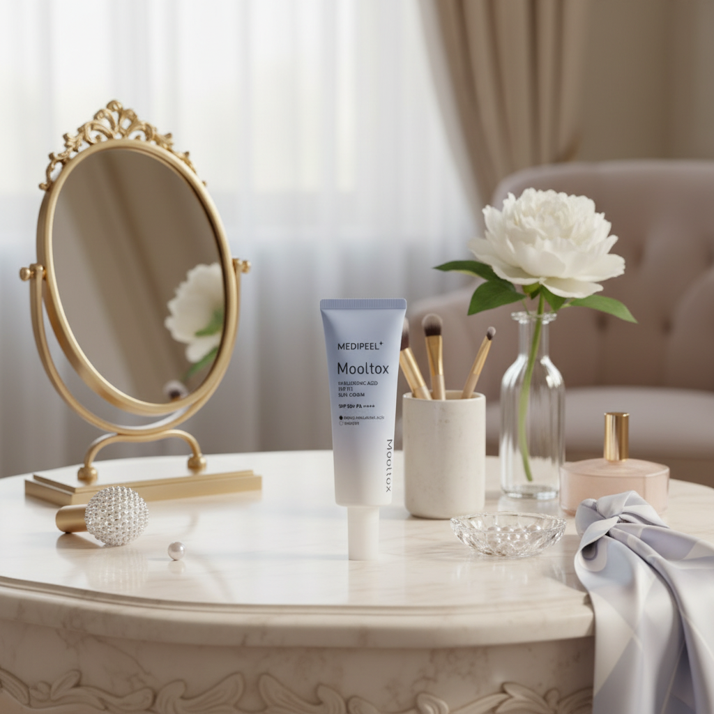 MEDI-PEEL - Mooltox Hyaluronic Acid Air Fit Sun Cream SPF 50+ PA++++ - Hydratační SPF s kyselinou hyaluronovou - 50 ml