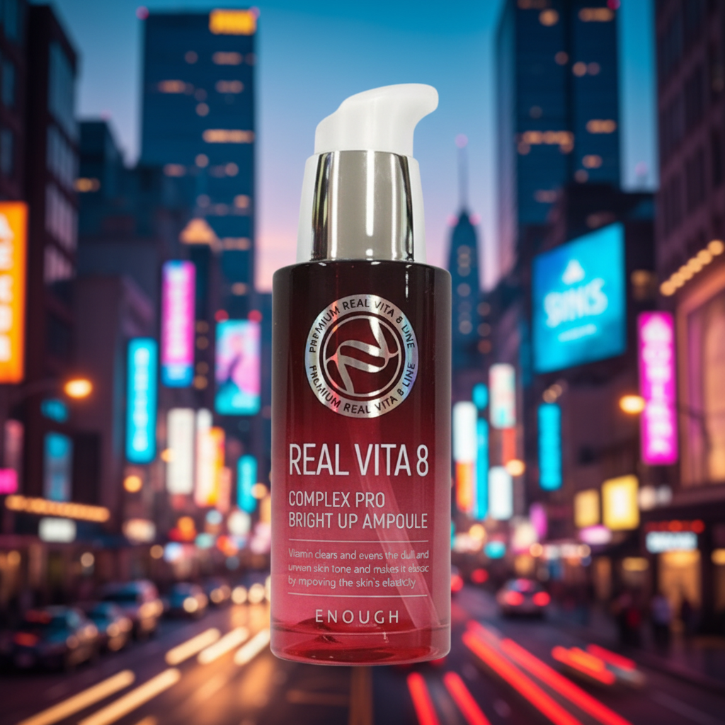 ENOUGH - Real Vita 8 Pro Bright Up Ampoule - Vitaminová ampule pro rozjasněnou pleť - 30 ml