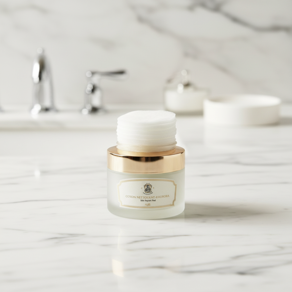 CHALLANS DE PARIS - Coton Nettoyant d'Aqua Excellence - Luxusní hydratační odličovací tampónky - 120 ml