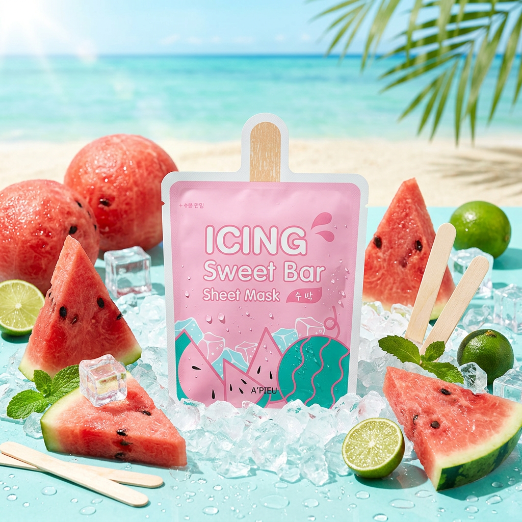A'Pieu - Icing Sweet Bar Sheet Mask - Hydratační plátýnková maska meloun, 1ks