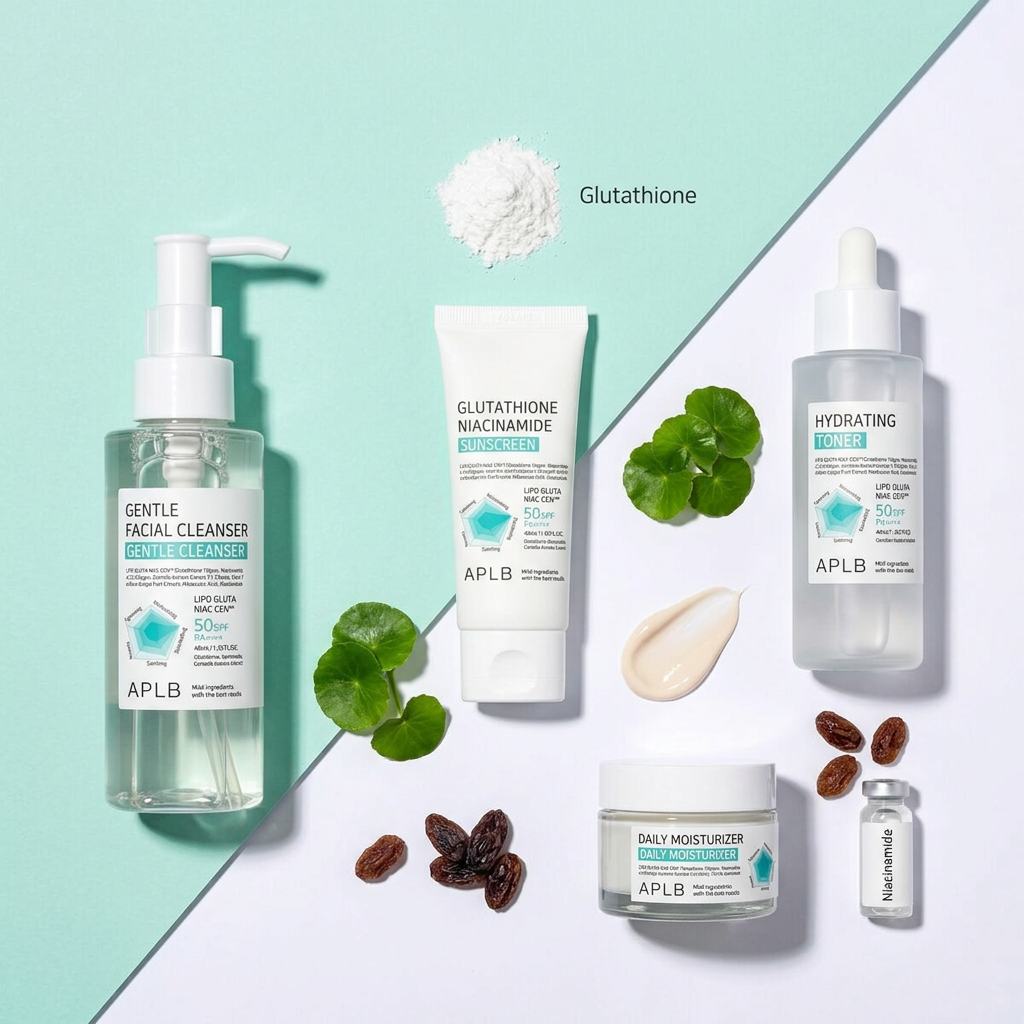 APLB - Glutathione Niacinamide Sunscreen SPF50+ PA++++ - Rozjasňující SPF - 40 ml