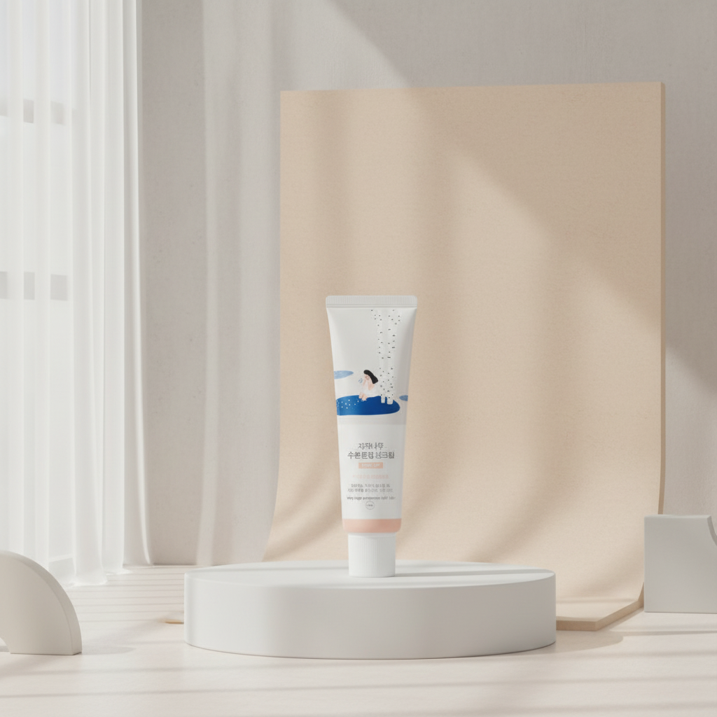 ROUND LAB - Birch Juice Moisturizing Tone Up Facial Cream - Rozjasňující pleťový krém s březovou šťávou - 50 ml