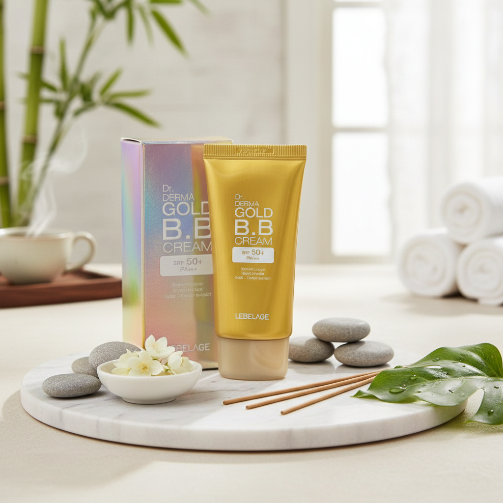 LEBELAGE - Dr. Derma Gold BB Cream - Pečující BB krém s ochranným faktorem - 30 ml