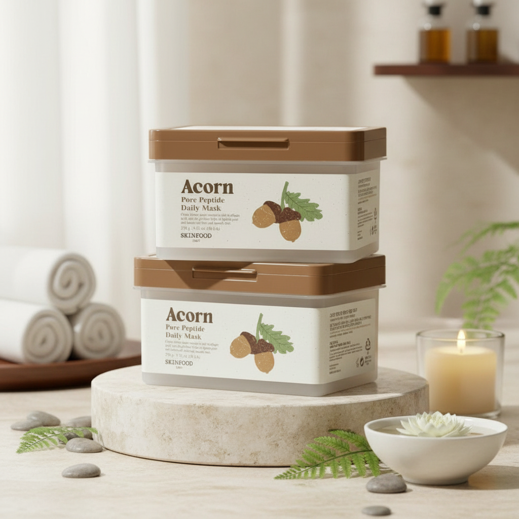 SKINFOOD - Pore Peptide Daily Mask - Plátýnková peptidová maska pro stažení pórů a omlazení pleti ve výhodném balení - 30ks/270g