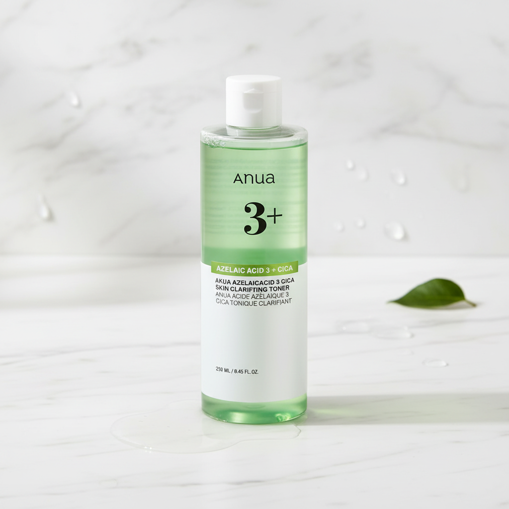 ANUA - Azelaic Acid 3 Cica Skin Clarifying Toner - Toner na čištění pleti s 3% azelainovou kyselinou a Cica - 250 ml