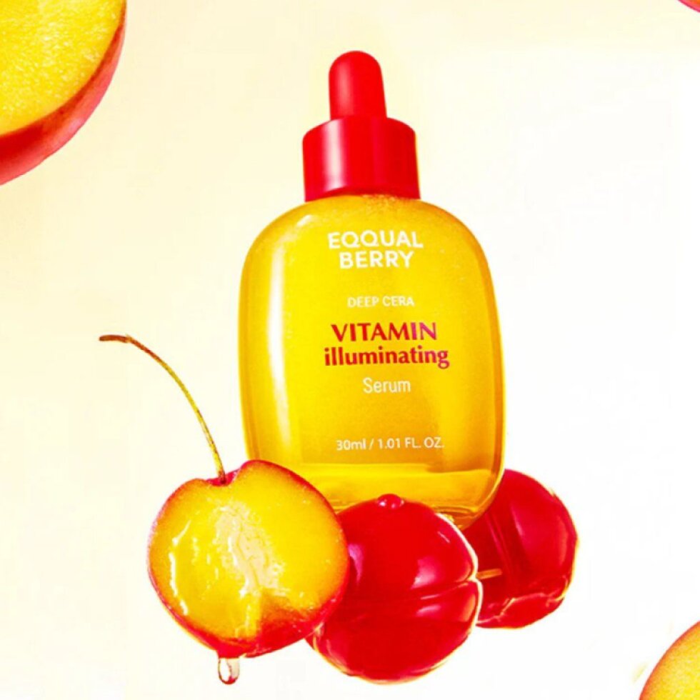 EQQUALBERRY - Vitamin Illuminating Serum - Rozjasňující sérum s vitaminy pro sjednocený vzhled pokožky - 30 ml