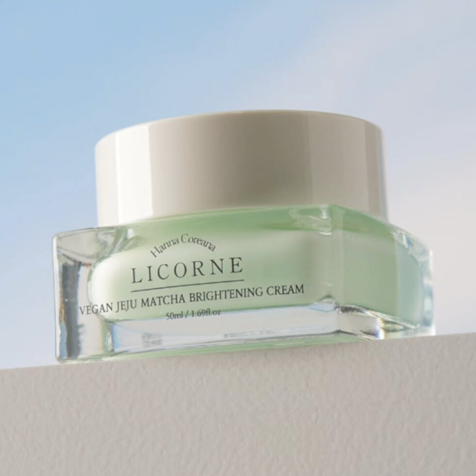 LICORNE - Vegan Jeju Matcha Brightening Cream - Veganský rozjasňující krém s jeju matchou - 50 ml